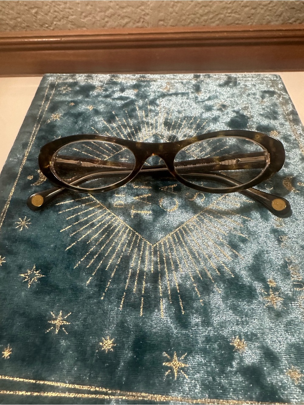 Dolce & Gabbana Tortoiseshell Oval Reading Glasses - Brown & Gold Accents